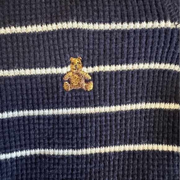 🌟3/$20🌟 Gap striped teddy bear onesie - Picture 4 of 4